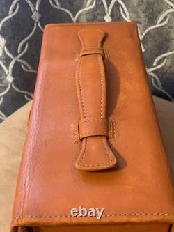 Vintage TWO TIX Travel Grooming Set Gillette Vintage Razor Leather Case Vintage TWO TIX Travel Grooming Set Gillette Vintage Razor Leather Case