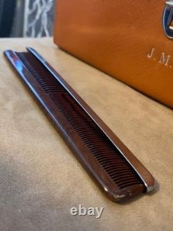 Vintage TWO TIX Travel Grooming Set Gillette Vintage Razor Leather Case