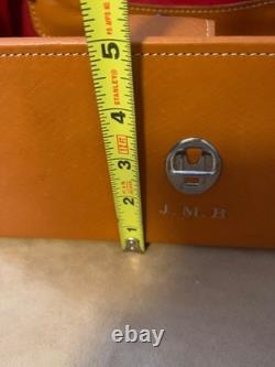 Vintage TWO TIX Travel Grooming Set Gillette Vintage Razor Leather Case