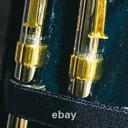 Vintage Tiffany & Co. T Clip Pen Pencil Set of Two Wadsworth Company Engraved