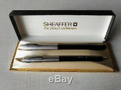 Vintage UNUSED Sheaffer Imperial II Deluxe Touchdown TWO Pen SET