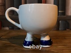 Vintage mid century Carlton ware walking ware blue Mary Jane teapot & cups