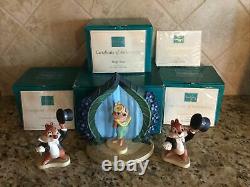 WDCC Walt Disneys Two Chips and a Miss 4 Piece Set COAs And Original Boxes