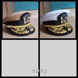 WW2 Usa Navy Admiral Set Of Two Caps
