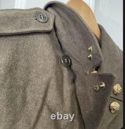 WWII and Korean War Ike Jacket 38L with Patches, Chevron & Two set discs named
