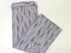 Washable Purple Kimono Set L Size Two-Piece Easy Wear Japanese Traditional