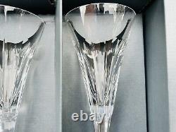 Waterford Crystal Millennium Collection Love Champagne Flutes Set of 2 Boxed