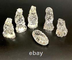 Waterford Marquis Crystal NATIVITY Two Sets Three 3 Wise Men AND Holy Family