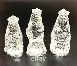 Waterford Marquis Crystal NATIVITY Two Sets Three 3 Wise Men AND Holy Family