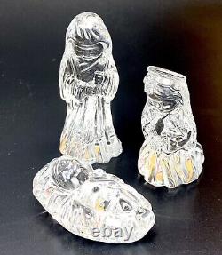 Waterford Marquis Crystal NATIVITY Two Sets Three 3 Wise Men AND Holy Family