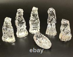 Waterford Marquis Crystal NATIVITY Two Sets Three 3 Wise Men AND Holy Family