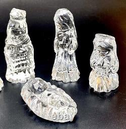 Waterford Marquis Crystal NATIVITY Two Sets Three 3 Wise Men AND Holy Family