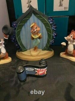 Wdcc TWO CHIPS AND A MISS COMPLETE 5 PIECE SET Title Chip Dale Miss Stage NIB