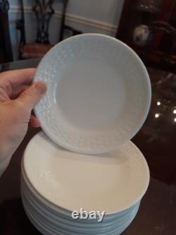 Wedgewood Nantucket Basketweave Bread Side Plates, Set Of 6 Two Sets Available