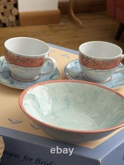 Wedgwood Variations 1998 Tea for two Set In Original Box. NEW wedding present