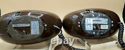 Western Electric Bell Vintage Telephone Rotary & Push Dial System Set of Two (2)