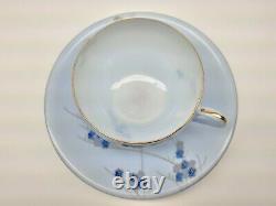 William Rae Tor Road Kobe Tea Pot Cup Cream Sugar Set Tea For Two Light Blue