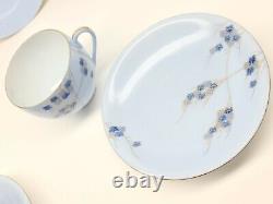 William Rae Tor Road Kobe Tea Pot Cup Cream Sugar Set Tea For Two Light Blue