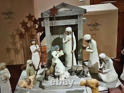 Willow Tree Nativity Set with two additional FREE sheep. See description