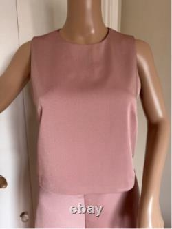Women's Jenny Yoo Collection satin dusty Pink Two-Piece maxi skirt Set Size 6