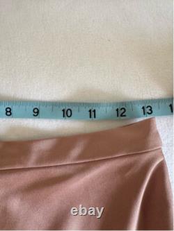 Women's Jenny Yoo Collection satin dusty Pink Two-Piece maxi skirt Set Size 6