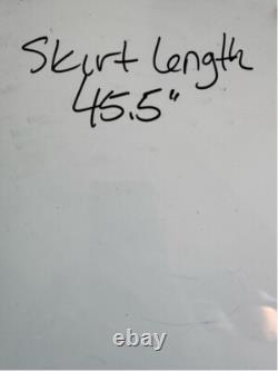 Women's Jenny Yoo Collection satin dusty Pink Two-Piece maxi skirt Set Size 6