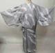 Women's Two-piece Pongee Kimono Set, Easy Wear, No Obi Needed, Size L