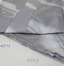 Women's Two-Piece Pongee Kimono Set, Easy Wear, No Obi Needed, Size L