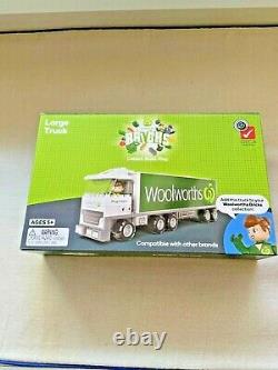 Woolworths Bricks Complete Full Set Of 40+Large Truck+Figurine +TWO Starter Pack