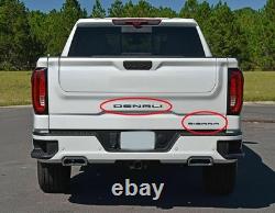 Yoaoo 4pack Set 2019+ Emblems Two Door Denali Plus Tailgate Denali Sierra