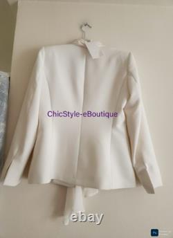 ZARA Co-ord Set KNOTTED Lapel Blazer + Straight leg Pants Zw Collection XL BNWT