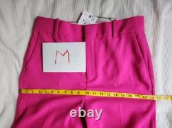 ZARA Coord Set Tailored Blazer + Flared Pants ZW Collection Fuschia BNWT