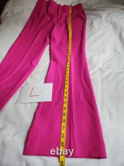 ZARA Coord Set Tailored Blazer + Flared Pants ZW Collection Fuschia BNWT
