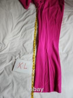 ZARA Coord Set Tailored Blazer + Flared Pants ZW Collection Fuschia BNWT