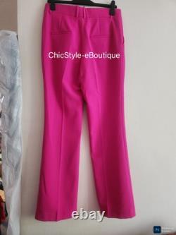 ZARA Coord Set Tailored Blazer + Flared Pants ZW Collection Fuschia Sz XL BNWT