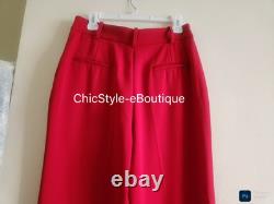 Zara Co-ord Set Belted Vest + Flared pants Red Zw Collection Red Sz L BNWT