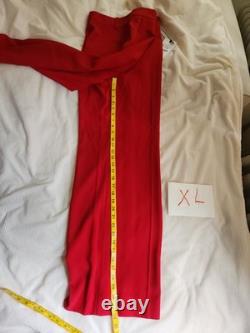 Zara Co-ord Set Belted Vest + Flared pants Red Zw Collection Red Sz XL BNWT