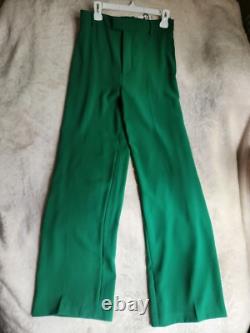 Zara Co-ord Set Straight-cut Blazer Sz L + Pants Sz M ZW Collection Green BNWT