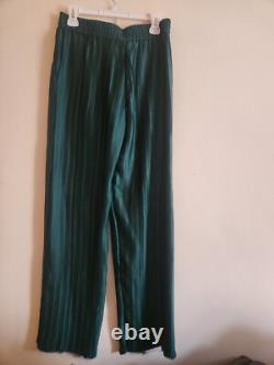 Zara Collection Co-ord Set pleated Shirt & pleated pantssz L NWT