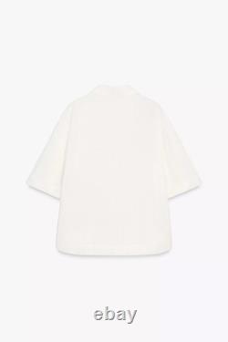 Zara Zw Collection Floral Embroidered Pants & Shirt Set