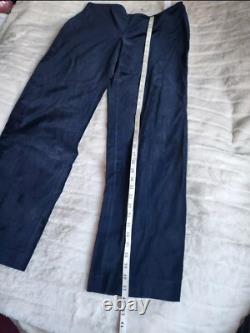 Zara co-ord double-breasted velvet Jacket + Pants Midnight Blue Zw Collection XL