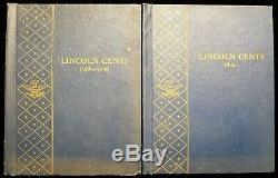1909 1961 Blé Cent Lincoln Penny Collection / Set Près De Deux Albums Complets