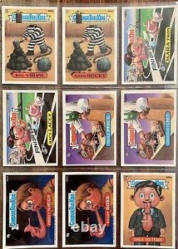 1988 Topps Garbage Pail Kids Os12 Série Originale 12 Ensemble Complet de 82 Cartes avec Classeur