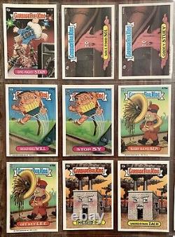 1988 Topps Garbage Pail Kids Os12 Série Originale 12 Ensemble Complet de 82 Cartes avec Classeur