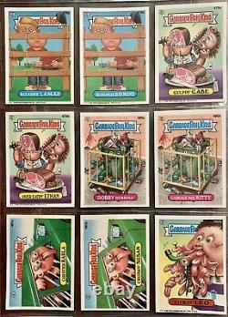 1988 Topps Garbage Pail Kids Os12 Série Originale 12 Ensemble Complet de 82 Cartes avec Classeur