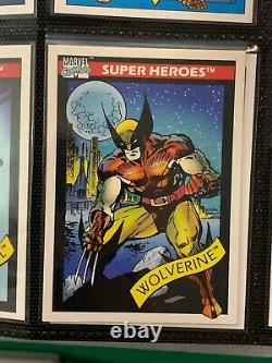 1990 Marvel Universe Trading Card Series 1 Deux Ensembles Complets Avec Tous Les Hologrammes