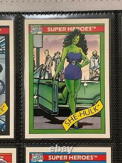 1990 Marvel Universe Trading Card Series 1 Deux Ensembles Complets Avec Tous Les Hologrammes