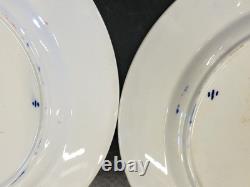 2 Lot Antiques FROG Rabbitware ASSIETTE Staffordshire Spatterware Ensemble Stick Spatter2