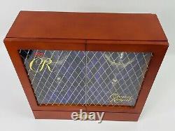 2002 Crown Royal Special Reserve 750ml Two Glass Wooden Gift Set (no Bottle)