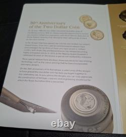 2018 30e anniversaire de la pièce de deux dollars Ensemble de 12 pochettes de pièces RAM